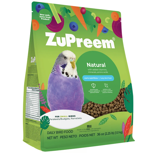 ZuPreem Natural Daily Nutrition Small Bird Pellet