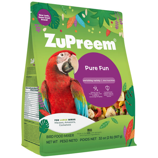 ZuPreem PureFun Macaw and Large Parrot Enrichment Diet - 2 lb