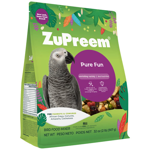 ZuPreem Pure Fun Parrots & Conure Enrichment Diet - 2 lb