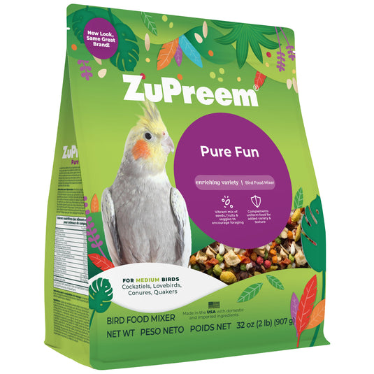 ZuPreem Pure Fun Medium Bird Enrichment Diet - 2 lb