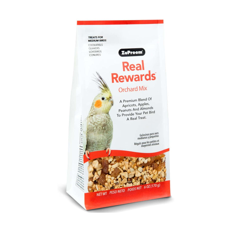 ZuPreem Real Rewards Orchard Mix Medium Bird Treat - 170g (EXP: 08/24)