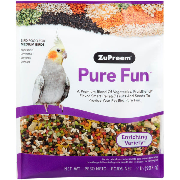 ZuPreem Pure Fun Enrichment Diet for Medium Bird