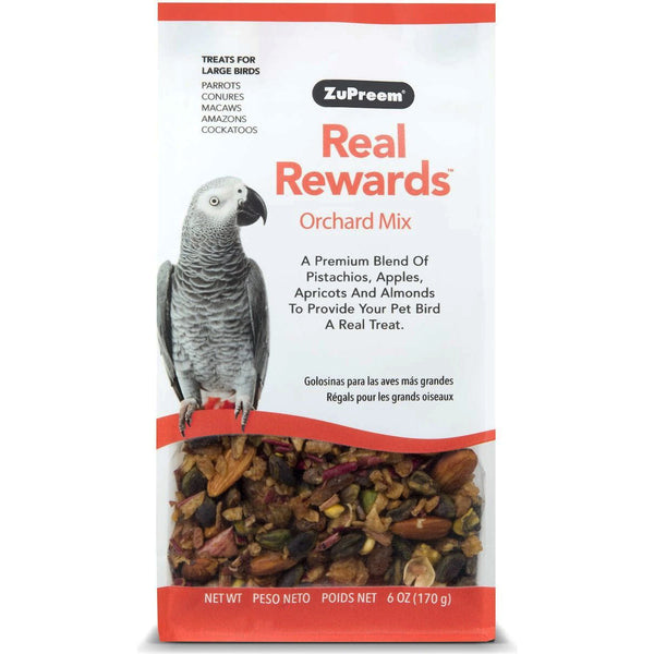 ZuPreem Real Rewards Orchard Mix Large Bird Treat - 170g (EXP: 08/24)
