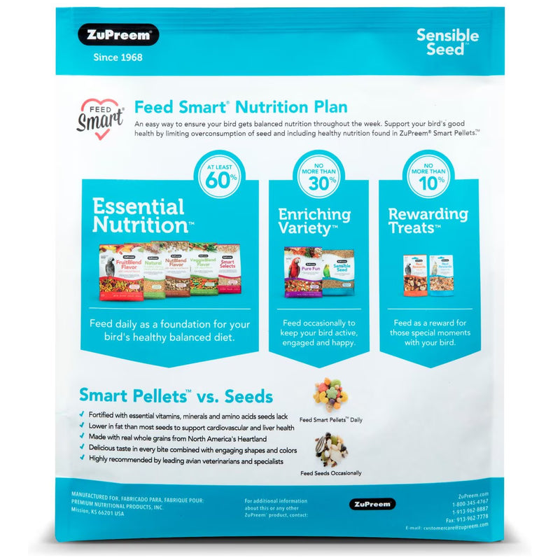 ZuPreem Sensible Seed Enrichment Mix for Medium Bird
