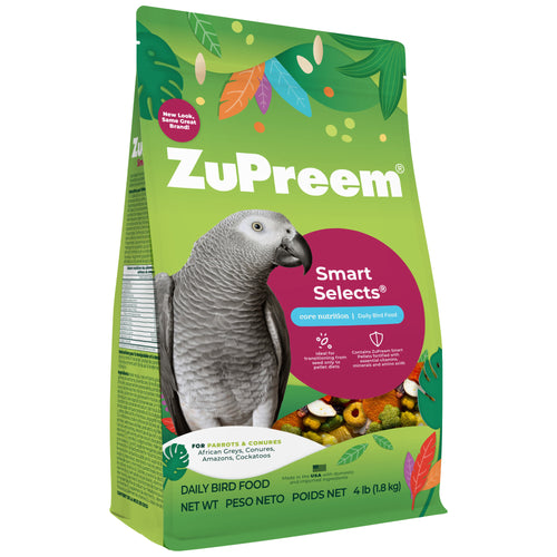 ZuPreem Smart Selects Bird Food for Parrots & Conures