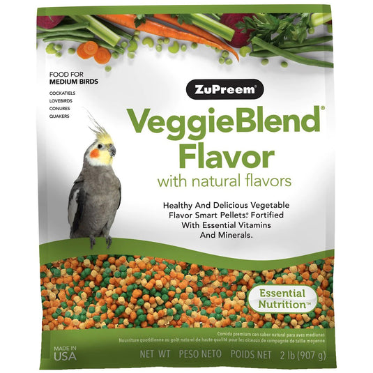 ZuPreem VeggieBlend Daily Nutrition Medium Bird Pellet DISCONTINUED