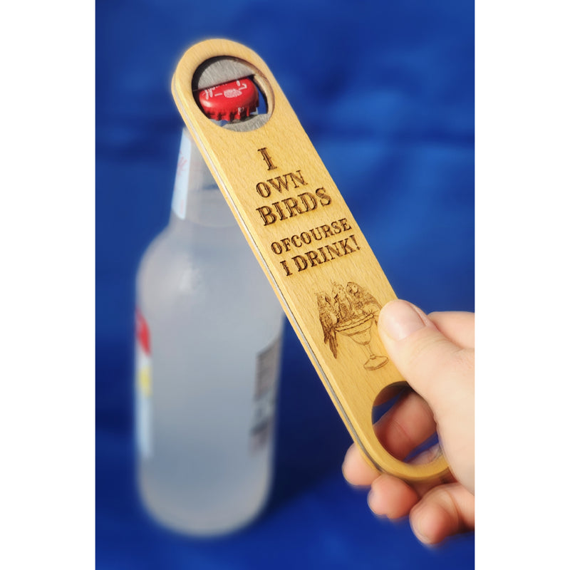 Tough Transfers Customizable Wooden Bottle Opener
