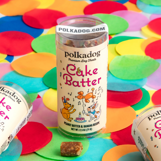 Polkadog Soft & Chewy Cake Batter Dog Treats - 2.5 oz
