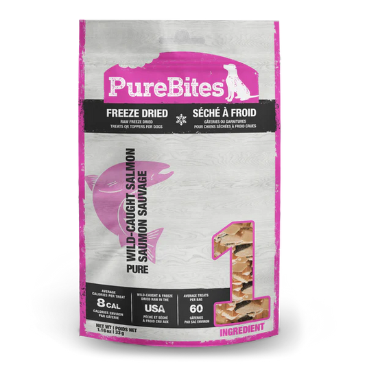 PureBites Salmon Freeze Dried Dog Treat