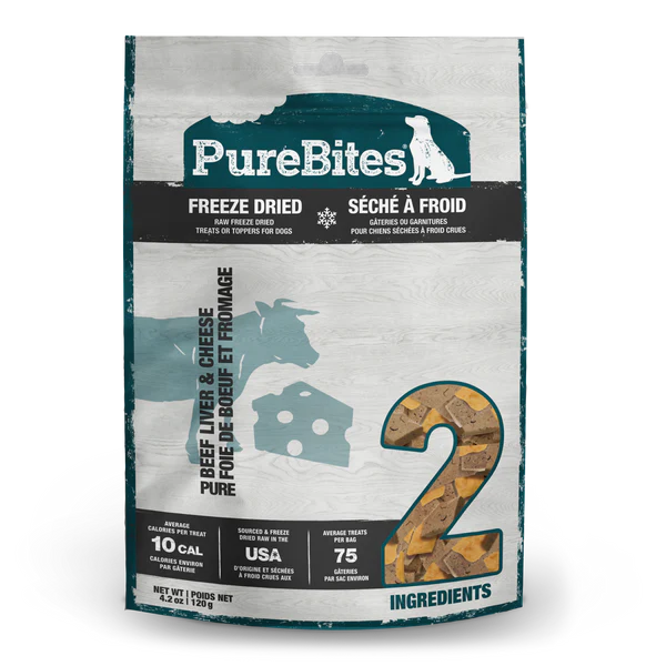 PureBites Beef & Cheese Freeze Dried Dog Treat