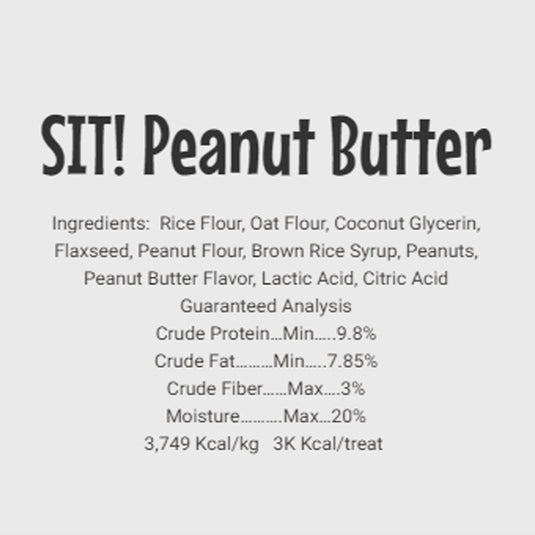 Etta Says! Sit Training Peanut Butter Treat 6 oz