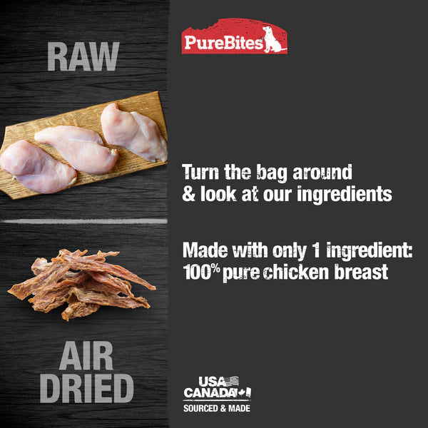 PureBites Air Dried Chicken Jerky Dog Treat