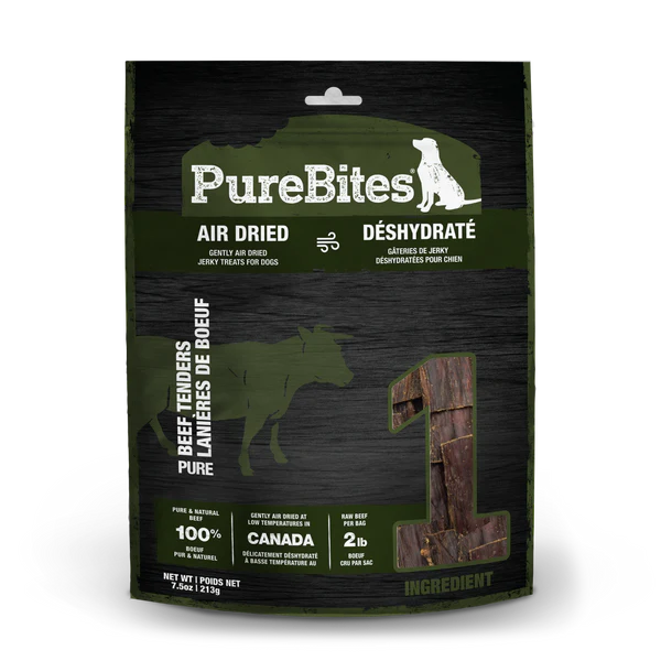 PureBites Air Dried Beef Jerky Dog Treat