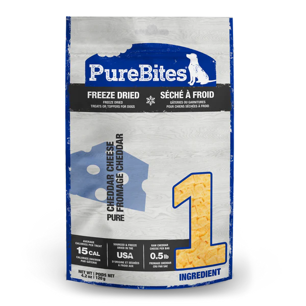 PureBites Cheddar Freeze Dried Dog Treat
