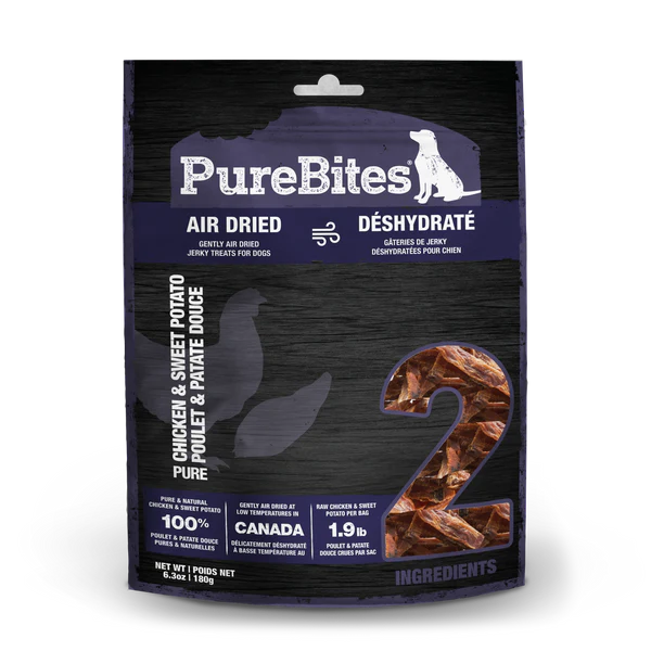 PureBites Air Dried Chicken & Sweet Potato Dog Treat
