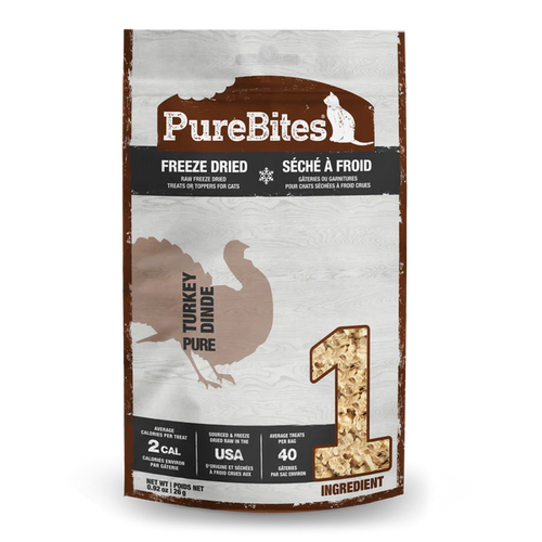 PureBites Turkey Freeze Dried Cat Treat