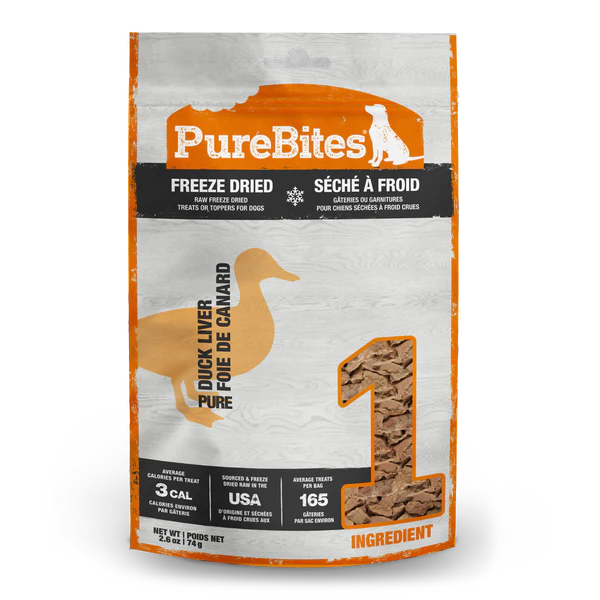 PureBites Duck Freeze Dried Dog Treat