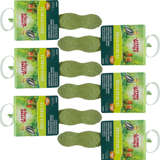 Multi-Pack - Living World Bird Nail Pedi Perch Small 6 Pack