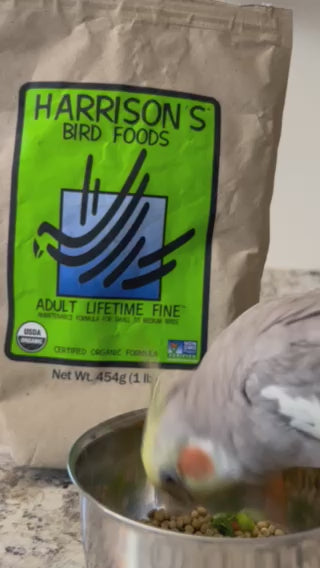 Load and play video in Gallery viewer, Harrison's Adult Lifetime Fine Bird Pellet

