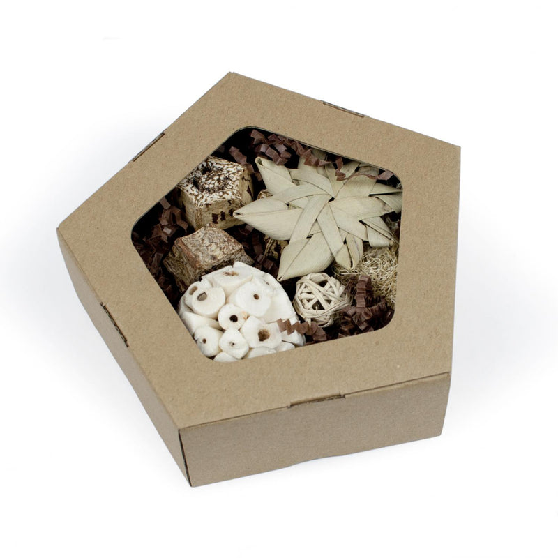 Load image into Gallery viewer, Prevue Hendryx Naturals Pentagon Forage n' Play Box - Small
