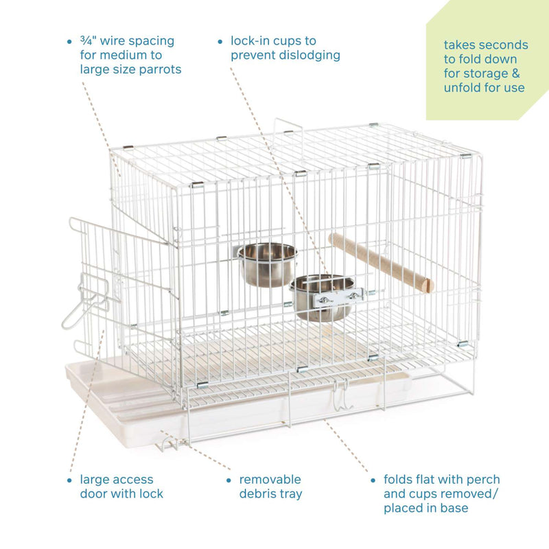 Prevue Hendryx Medium / Large Bird Travel Carrier
