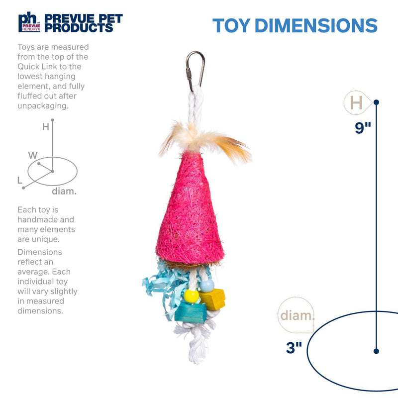 Prevue Hendryx Tropical Teasers Firecracker Small Bird Toy - 62498
