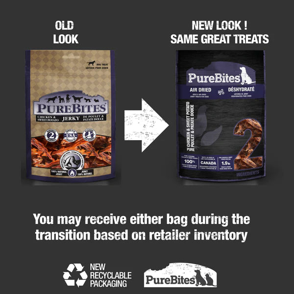 PureBites Air Dried Chicken & Sweet Potato Dog Treat

