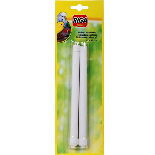 Riga Expandable Bird Perch x2 - 20cm to 35cm