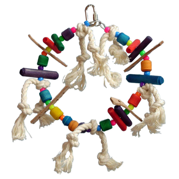 Zoo-Max Blocks Ring Small Parrot Enrichment Toy - 016