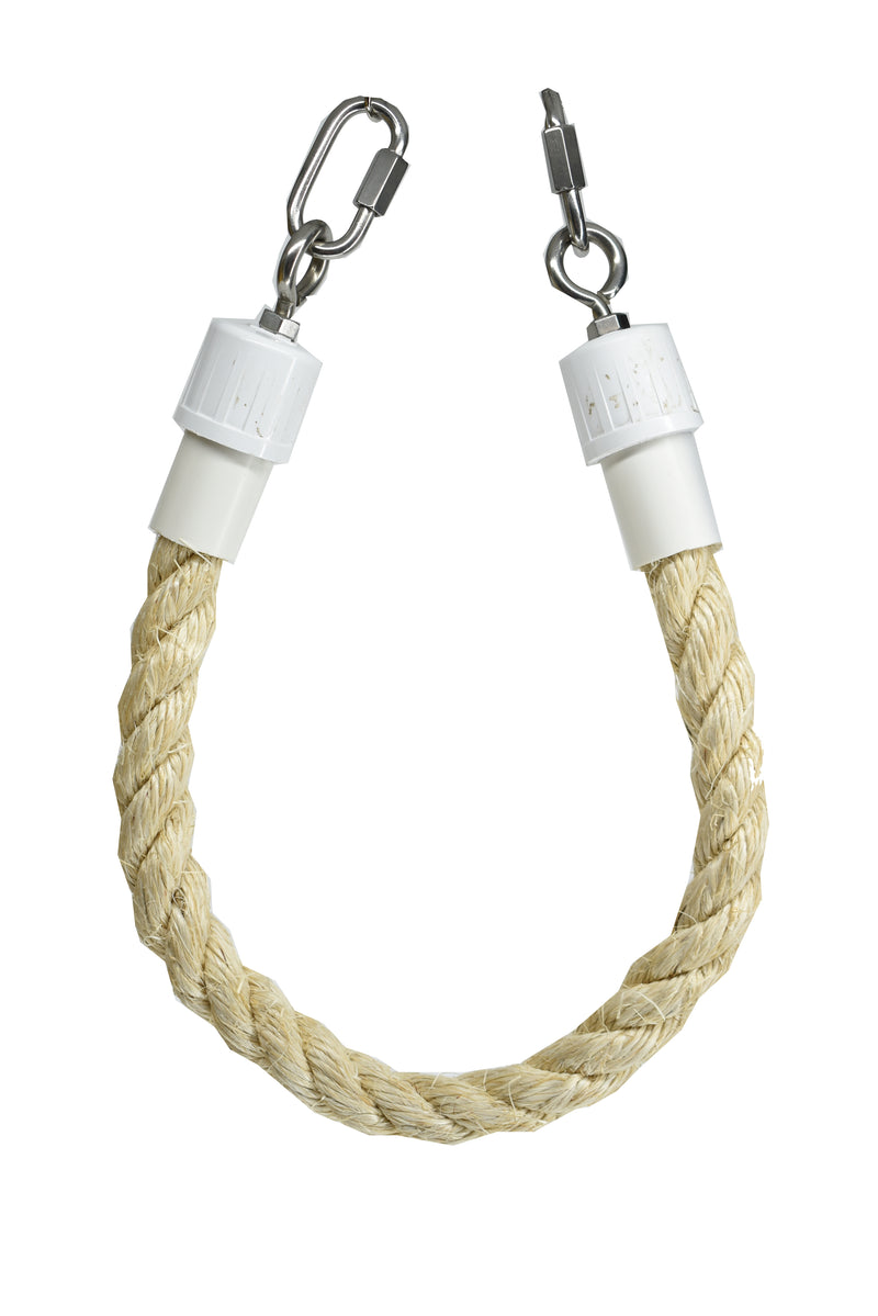 Parrot Lumber Sisal Rope Perch & Swing Large - Exotic Wings and Pet Things
