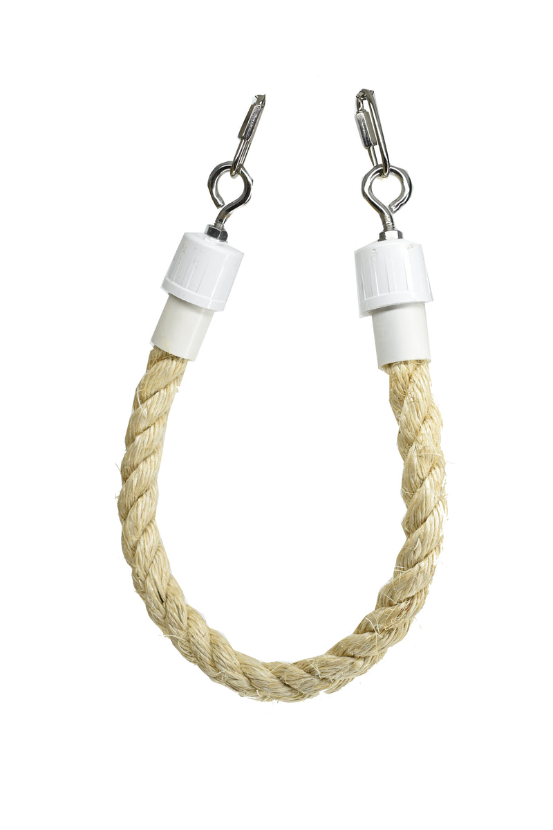 Parrot Lumber Sisal Rope Perch & Swing Small - Exotic Wings and Pet Things

