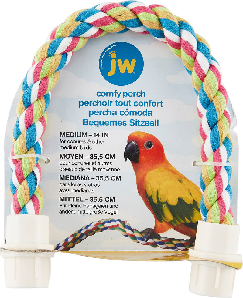 JW Comfy Rope Perch Medium - Exotic Wings and Pet Things
