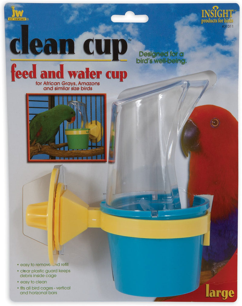 JW Pet Inight Clean Up Feed and Water Cup (Multiple Sizes) - Exotic Wings and Pet Things