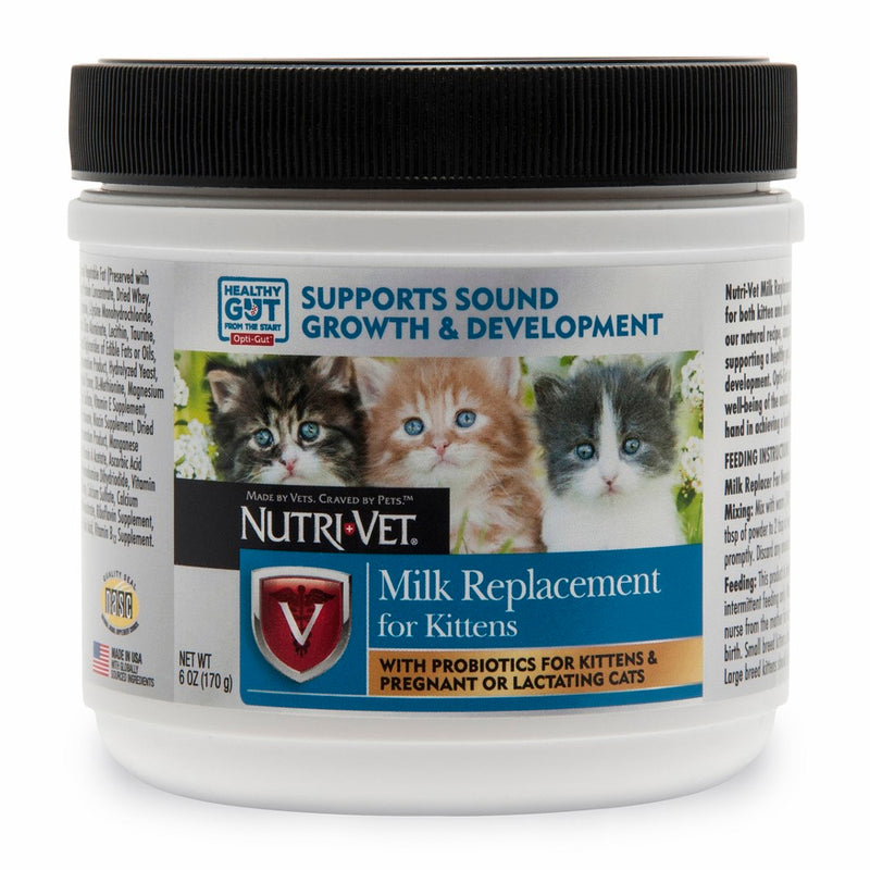 Nutri-Vet Milk Replacer with Opti-Gut for Kittens