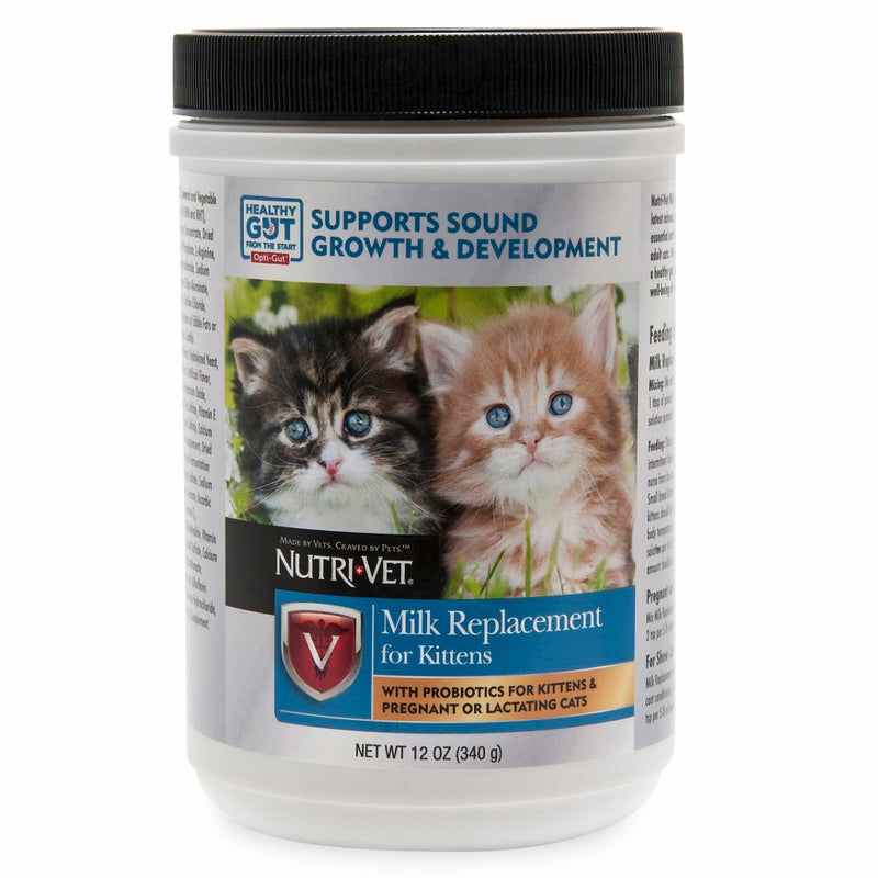 Nutri-Vet Milk Replacer with Opti-Gut for Kittens