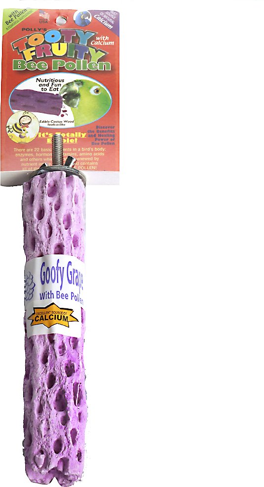 Polly's Pastel Tooty Fruity Bee Pollen Perches - Exotic Wings and Pet Things