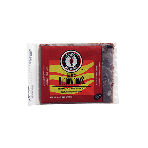 Frozen Bloodworms for Fish and Reptiles
