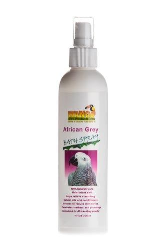 African Grey Bath Spray by Mango Pet Products - Exotic Wings and Pet Things