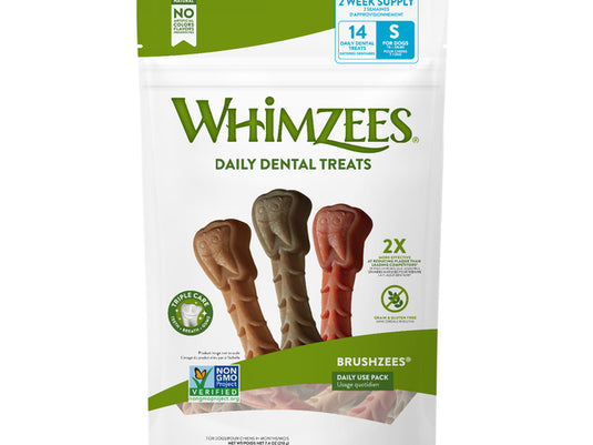 Whimzees Brushzees Daily Use Pack 7.4 oz