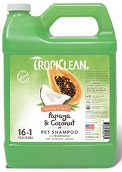 TropiClean 2-in-1 Shampoo & Conditioner Papaya & Coconut