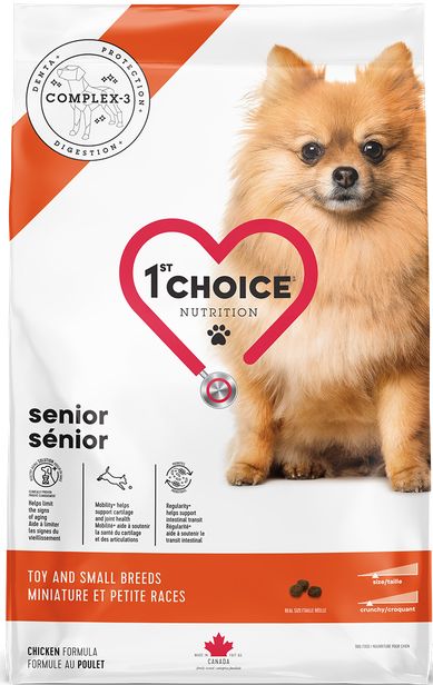 1st Choice Mature/Less Active Toy & Small Breed Senior Dog Food