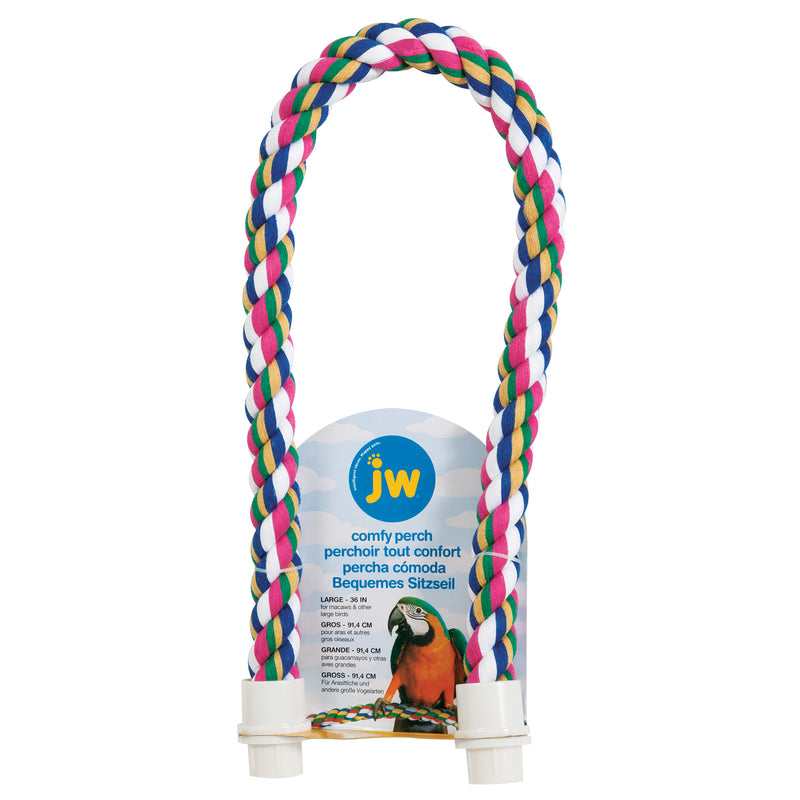 JW Comfy Rope Perch Large - Exotic Wings and Pet Things