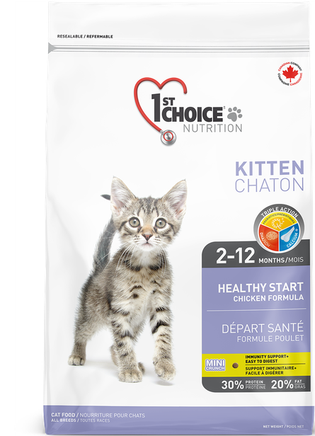 1st Choice Healthy Start Kitten Food Chicken Formula Exotic Wings and Pet Things Inc