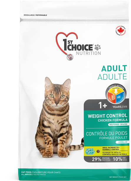 1st Choice Weight Control Adult Cat Food Chicken Formula