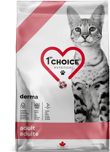 1st Choice Derma Adult Salmon Cat Food 🍁