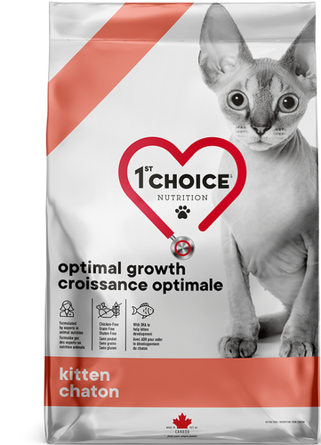 1st Choice Optimal Growth Grain Free Fish Cat Food 🍁