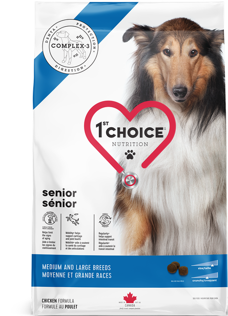 1st Choice Medium & Large Breed Senior Dog Food 12 kg (26.4 lb)
