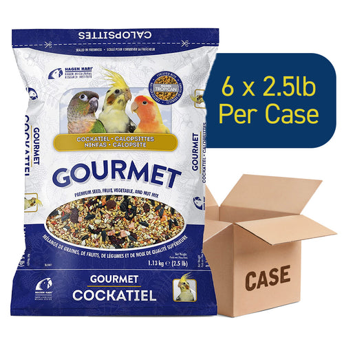 Multi-Bag Bundle - Hagen Gourmet Premium Cockatiel Seed Mix 2.5lb x 6 🍁