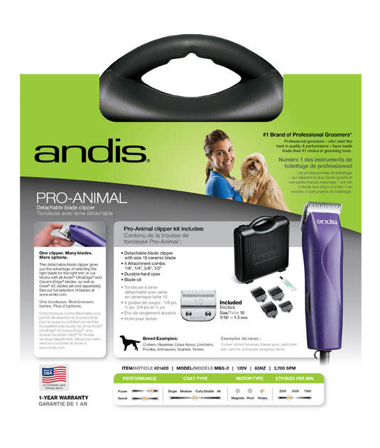 Andis pro animal clearance