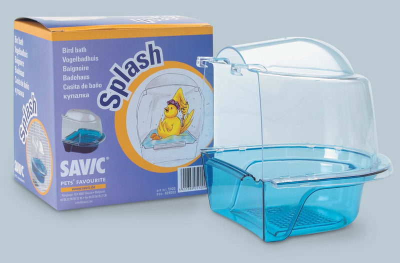 Savic Caged Bird Bath / External Splash - Exotic Wings and Pet Things